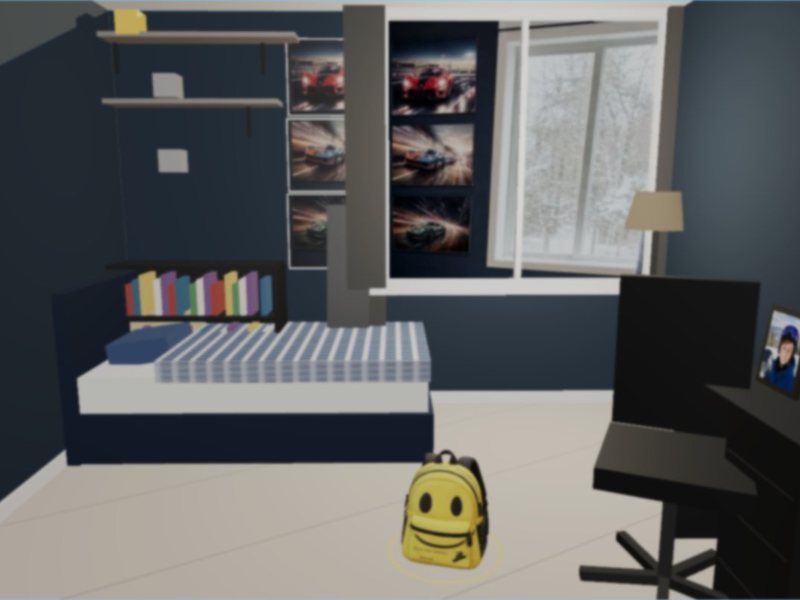 Noah's room in the game