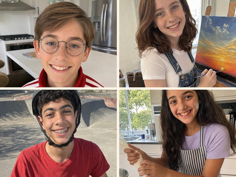 הורה מעלה תמונות של הילד ושל החדר שלו
